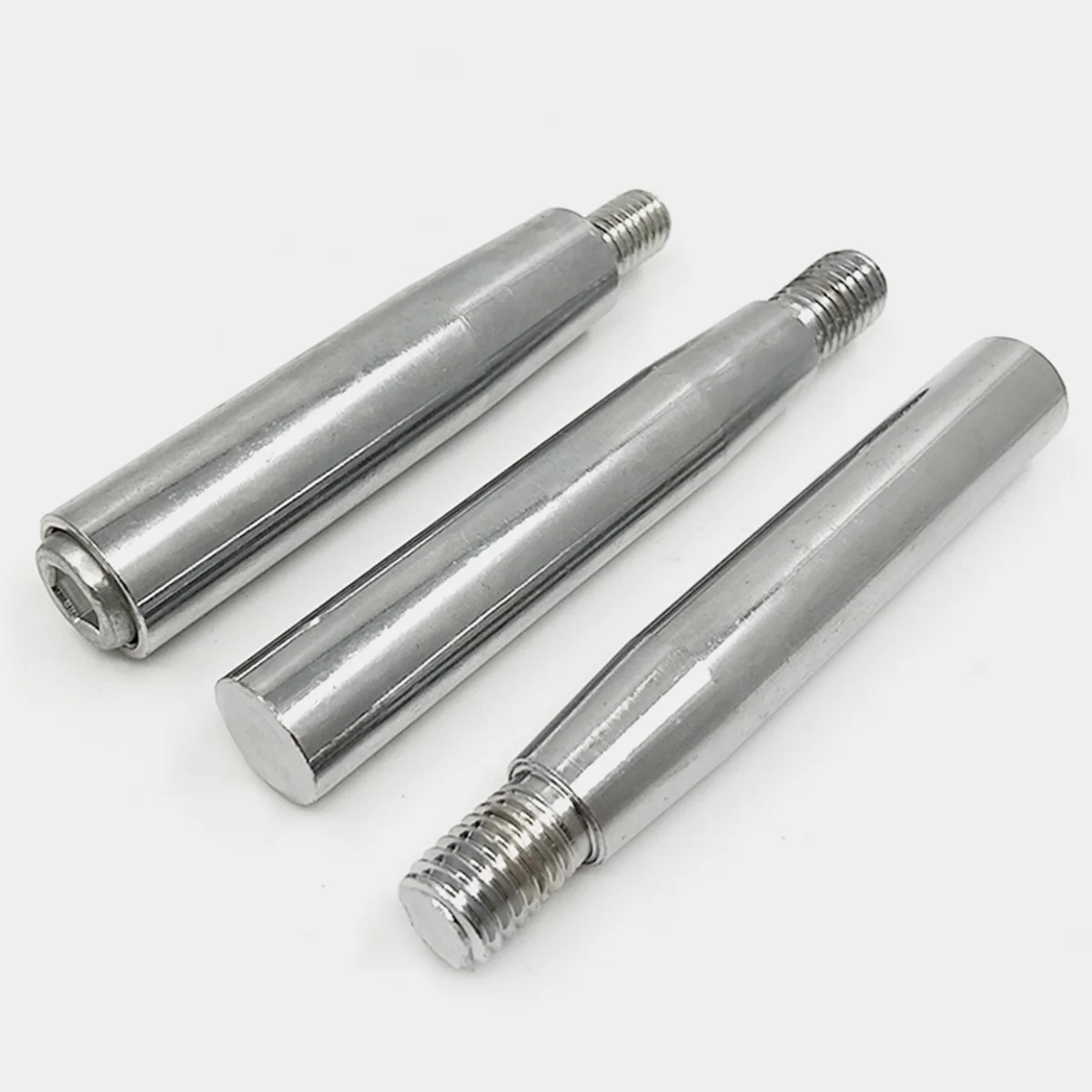 Carbon Steel Chrome Plated Machine Tool Rotating Movable Handle / Fixed Rocker Threaded Rod With Single End M6M8M10M12