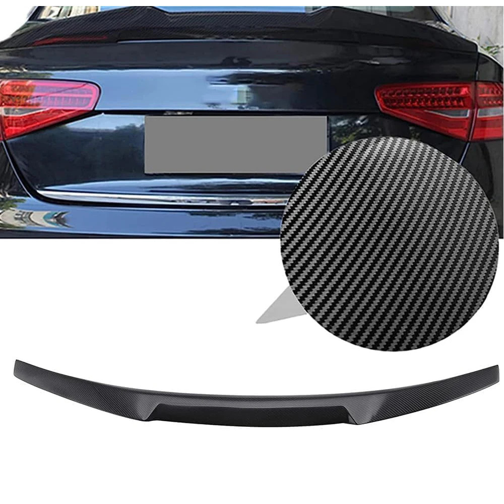 Auto Spare Parts Car Rear Trunk Spoiler Wing Roof Spoiler For Audi A4 B8 2013-2016