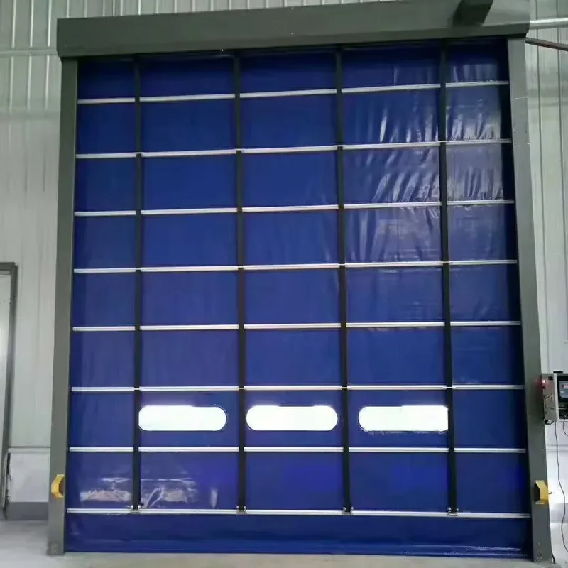 Quick Stacking Gate Insulation Fast Lifting Door Water Proof Pvc Automatic Electric High Speed Garage Door Rolling Doors