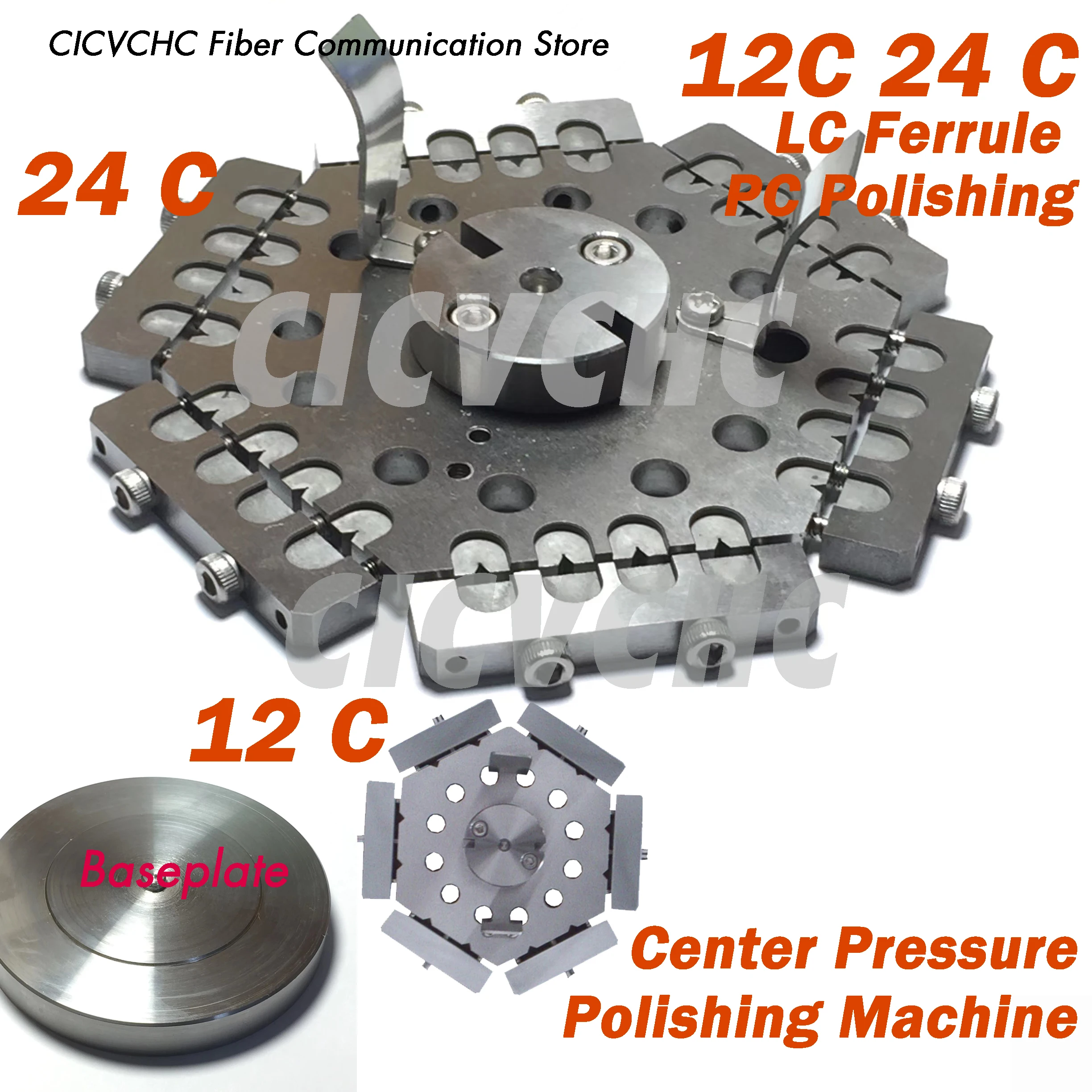 أداة تلميع لآلة تلميع الضغط المركزي، SC، LC، FC، ST، E2000 MPO، MTRJ، الطويق، APC، UPC #6