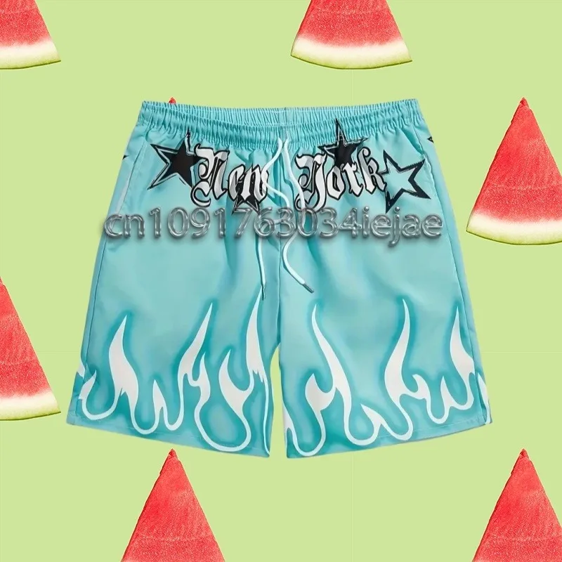 

MOTO- Summer Men's New York Shorts Fashion Hawaiian Beach Shorts Boys Girls Colored Shorts Adult Casual Shorts Everyday Street