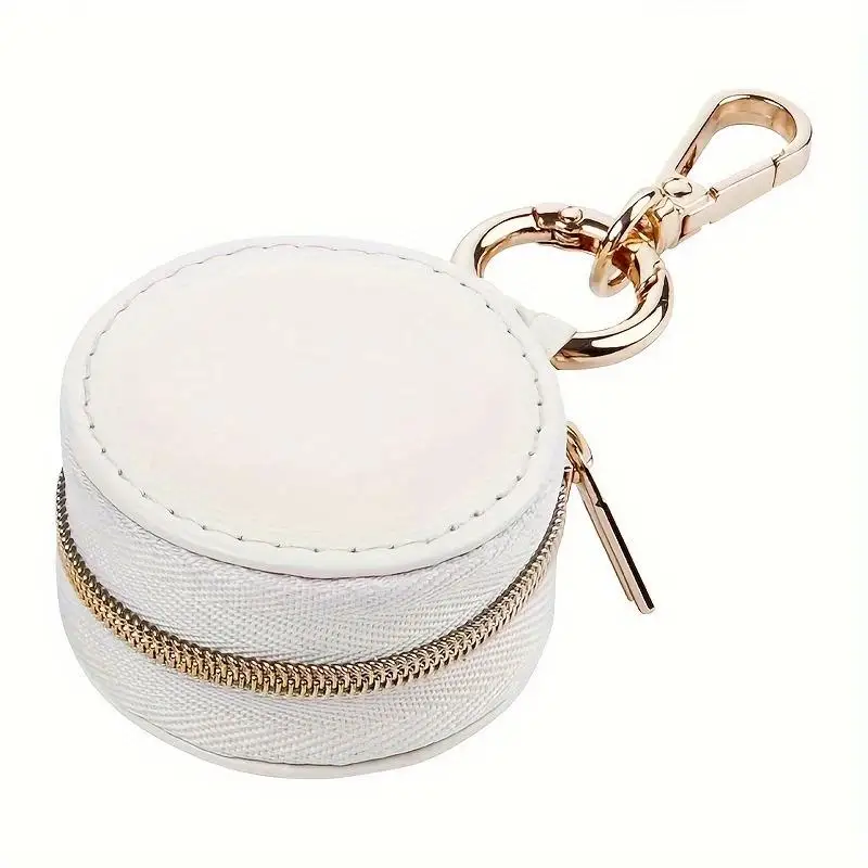 Jewelry Ring Holder Keychain - Portable Travel Sports Ring Keeper Case - Versatile Display Storage Organizer Box With Key Chain
