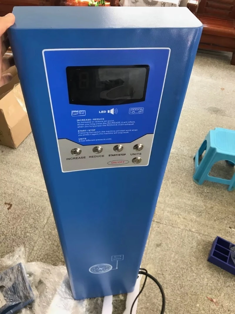 Air Inflator Portable Wall Mounted Automatic Digital Tire Inflator for Car Tyre Inflator