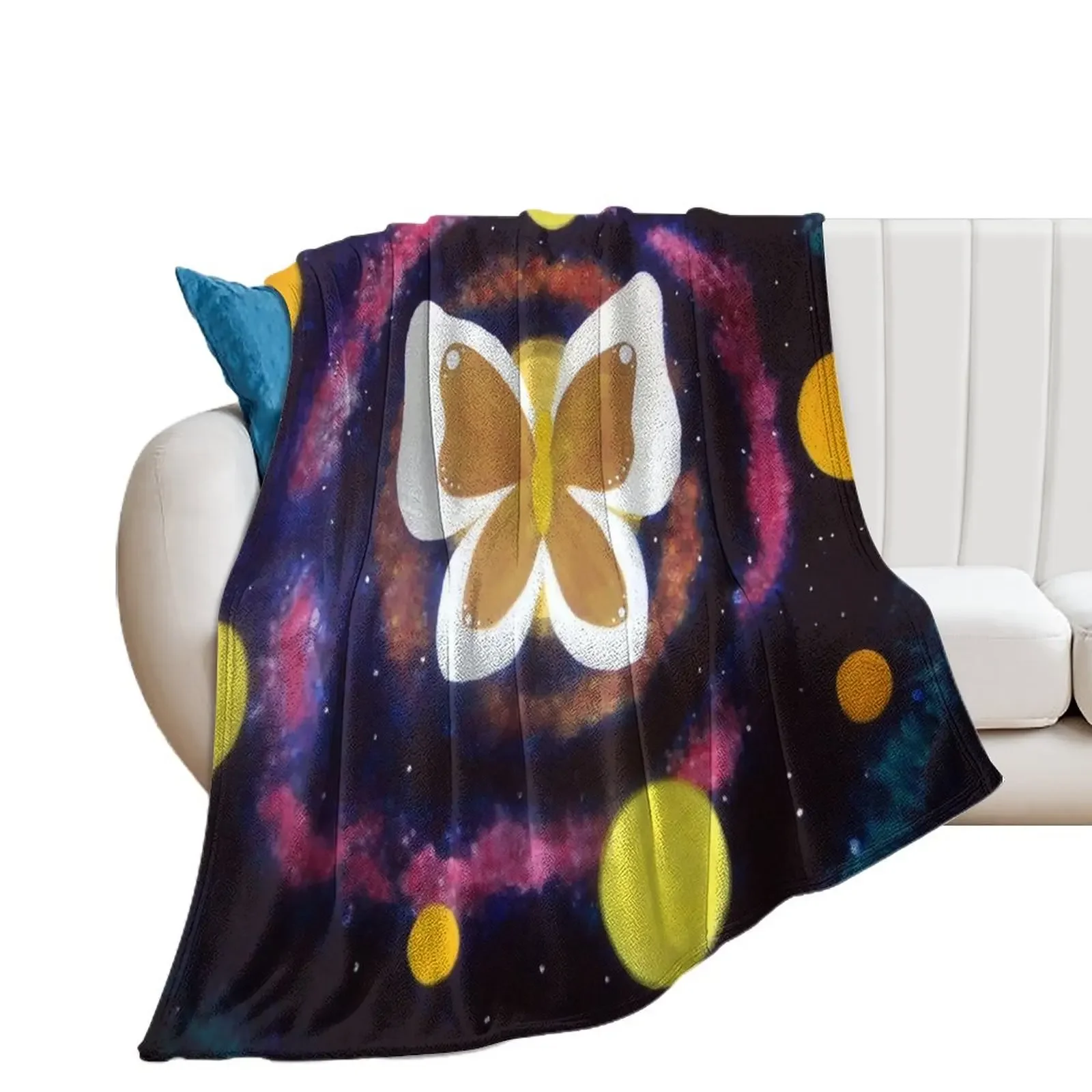 

Butterfly Angel Throw Blanket Winter beds Hair Soft Big Blankets