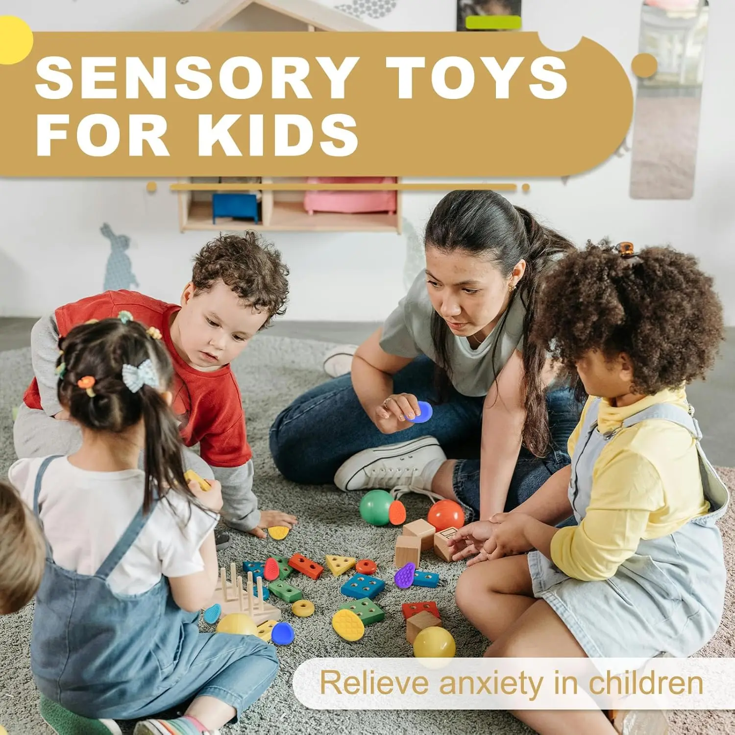 Fidget Toy Pietra sensoriale per bambini Autismo Kid Giocattolo calmante Dita Giocattolo di attività Giocattolo per alleviare l'ansia per adulti Pietra morbida colorata per preoccupazioni