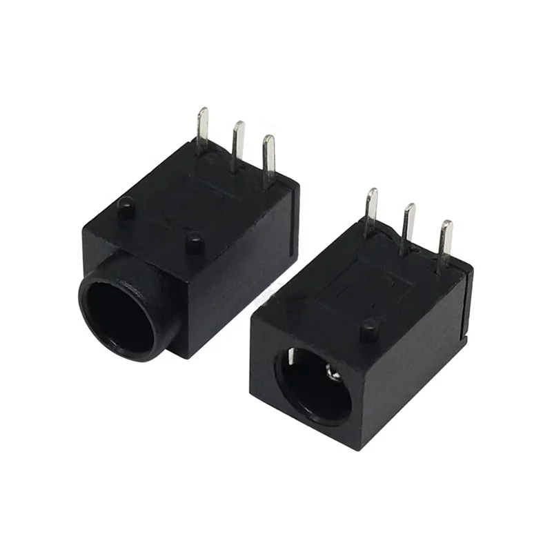 10PCS DC-003 DC-003A 3.5mmx1.3mm DC Power Jack Plug 3 Pin Female Socket Connector