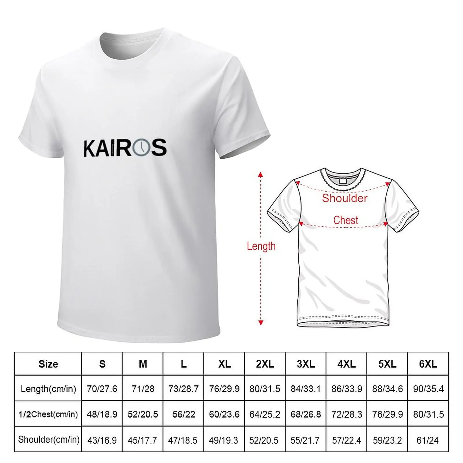 Kairos T-shirt customizeds quick drying customs mens graphic t-shirts anime