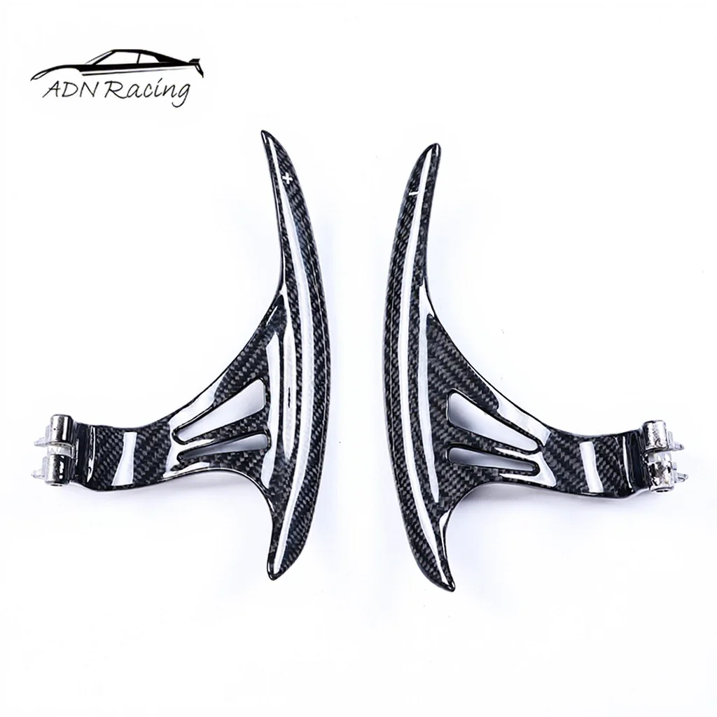 

Black Glossy Carbon Fiber Shift Paddle for Infiniti Q50 G35 G37 R35 370z Q60 Paddle Shifter 2007-2016