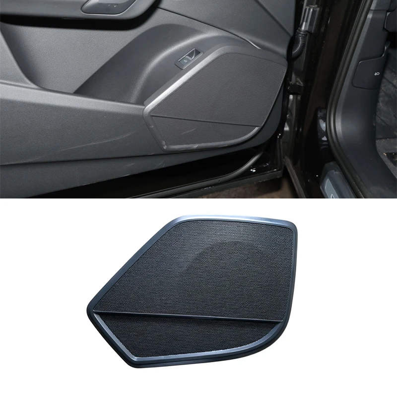 Car Front Door Speaker Cover Trim Panel Cover Door Sides Audio Speaker Trim Horn Panel Cover 80D035419 For Audi Q5 Q5L 2018-2024