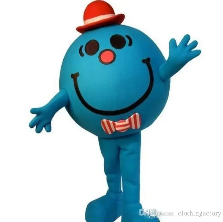 Fashion new sky-blue-sphere Mascot Costume Adult Birthday Party Fancy Dress Halloween Cosplay Outfits Clothing Xmas