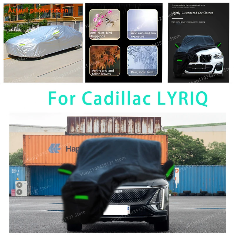 

For Cadillac LYRIQ auto body protection, anti snow, anti peeling paint, rain, water, dust, sun protection, car clothing