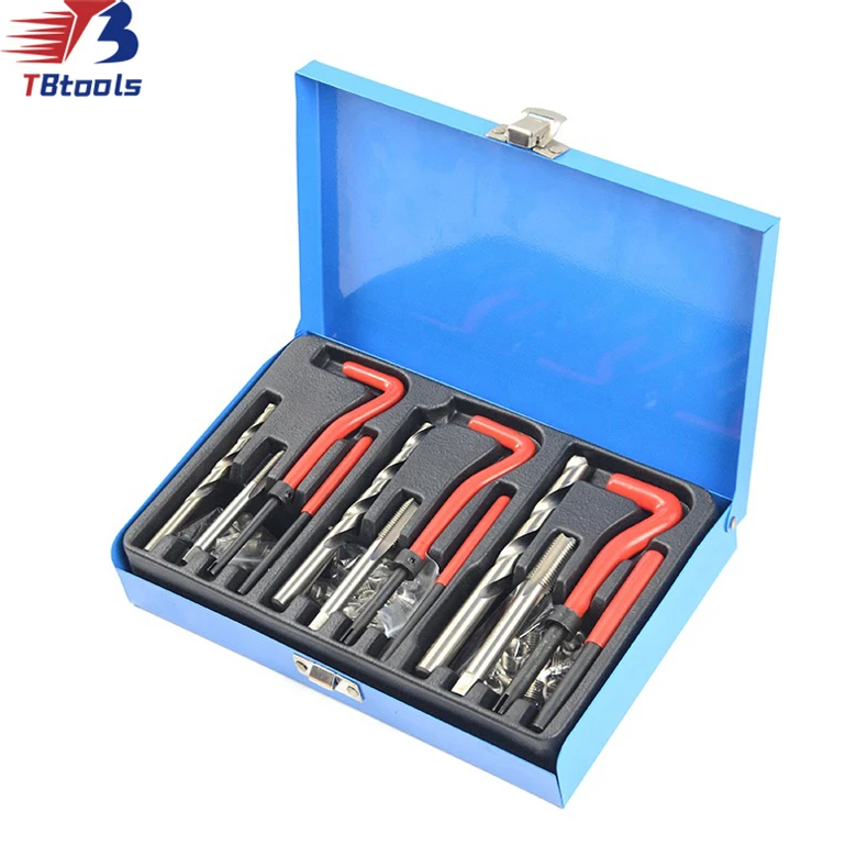 TBTOOLS Car Auto 88 Pcs Thread Repair Kit Automotive Engine Block Restoring Damaged Set Repair Werkzeuge Maintenance Tools TB088
