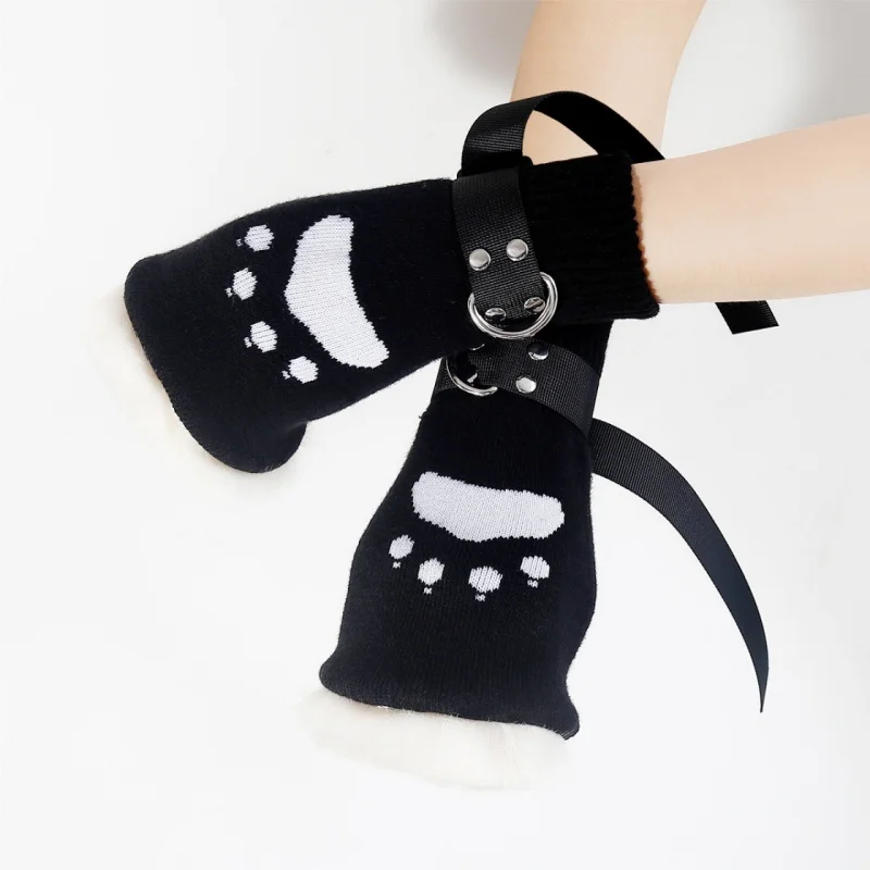 Funny Festival Halloween Party Stage Performance Props Boxing Exotic Costumes Accessories Fetish Horse Paw Gloves Cosplay Games