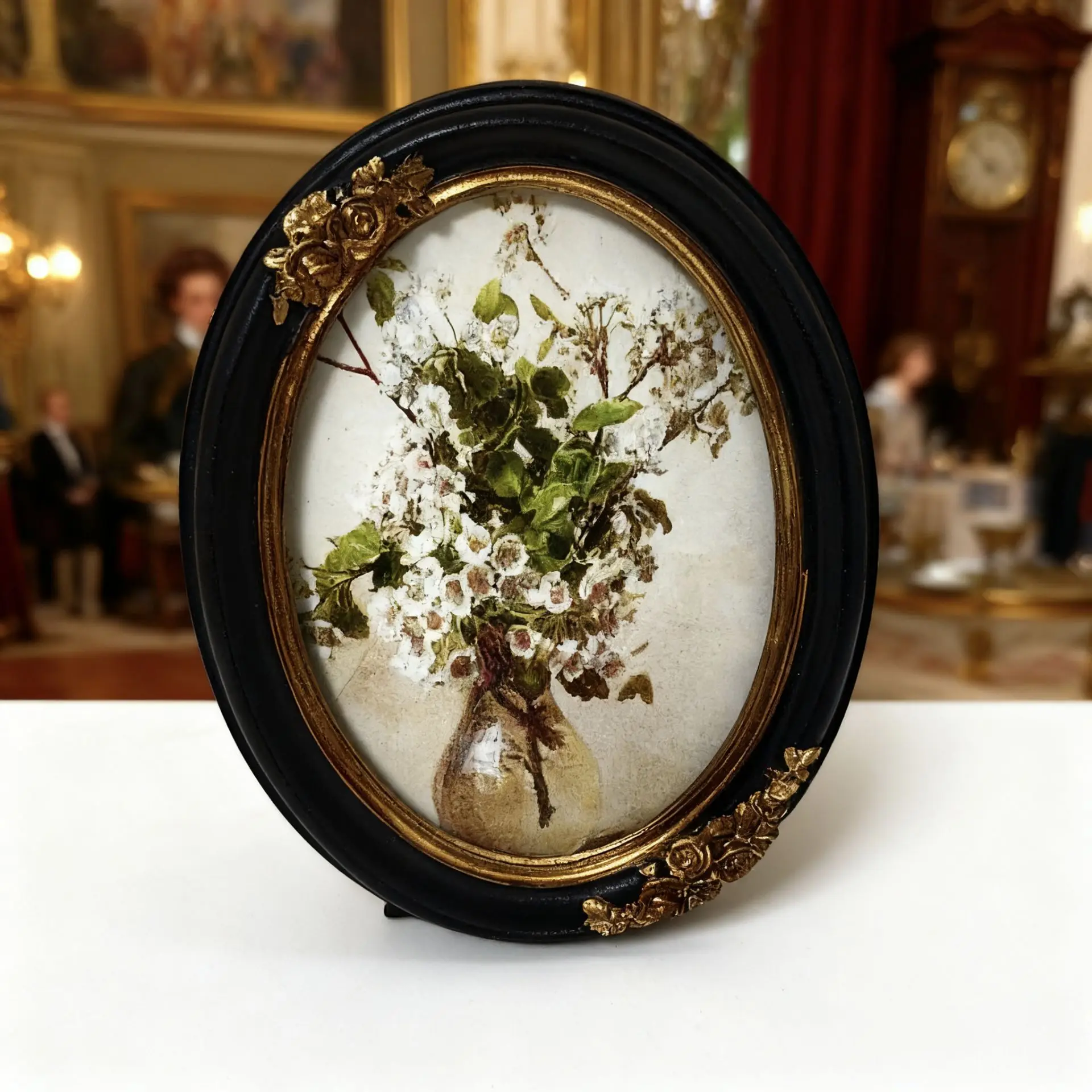 6 inch European retro tree photo frame table combination photo wall decoration hangable resin craft picture frame