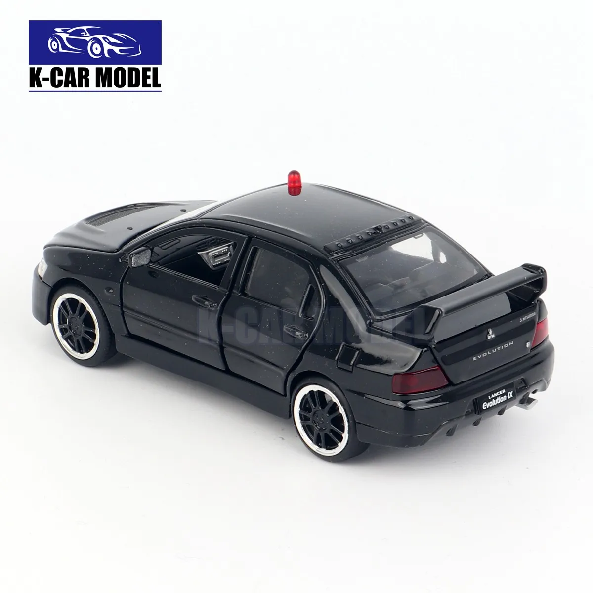 JKM 1/32 Lancer Evo IX 9 Alloy Car Model Diecast Metal Toy Vehicles Car Model Simulation Sound Light Collection Kids Gift