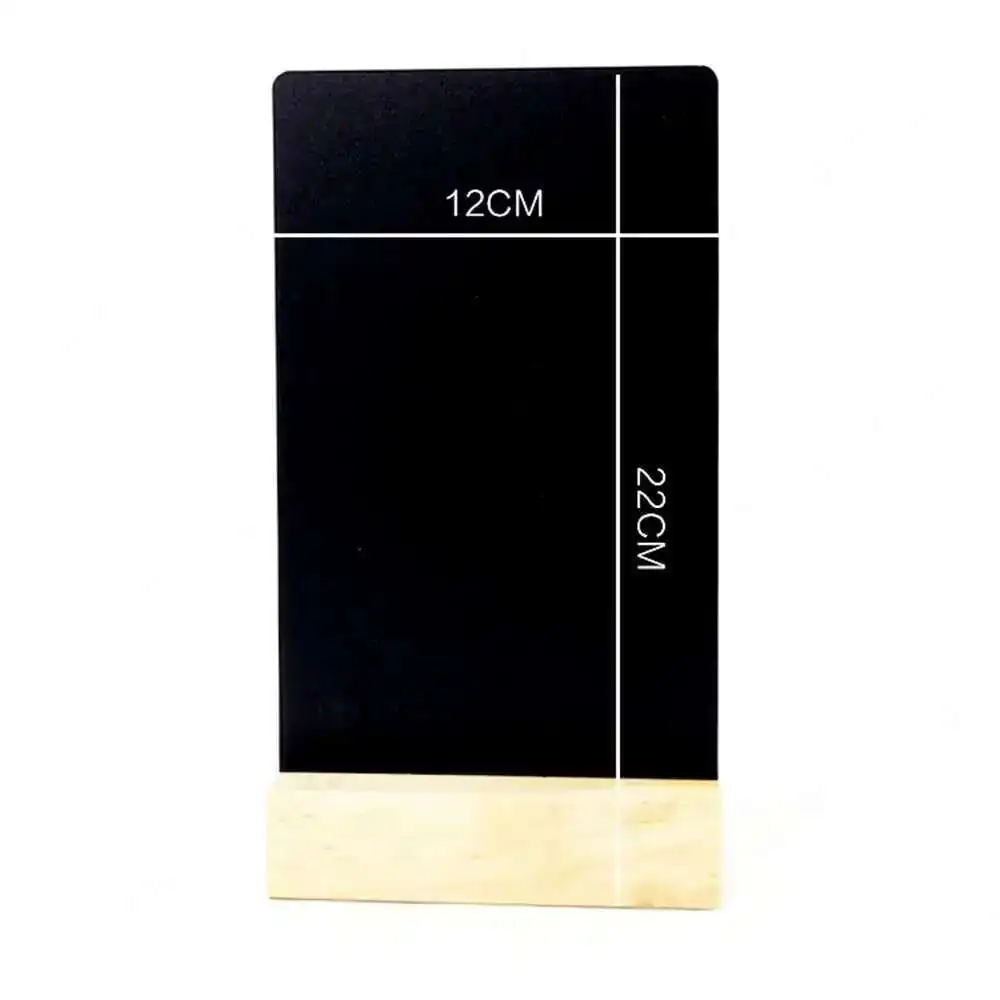 Mini Blackboard Pesan Berdiri Menu Harga Stand Rak Display Meja Papan Billboard Signage Plate Table Top Meja Tanda