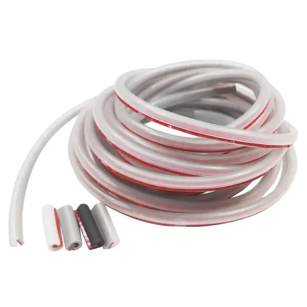 

10M Car Door Sealing Strip Transparent Heat Resistant Waterproof Durable Slim Design Easy Install No Residue Removable Guards