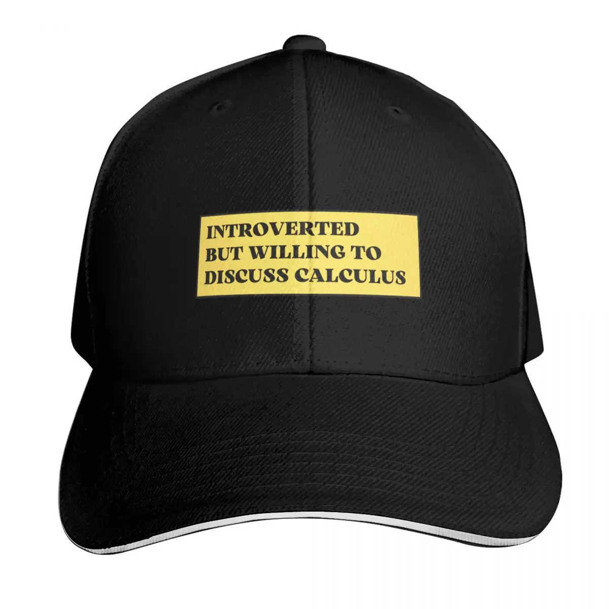 

introverted but willing to discuss calculus Baseball Cap Bobble Hat Luxury Brand Cosplay hard hat Women's Hats Men's