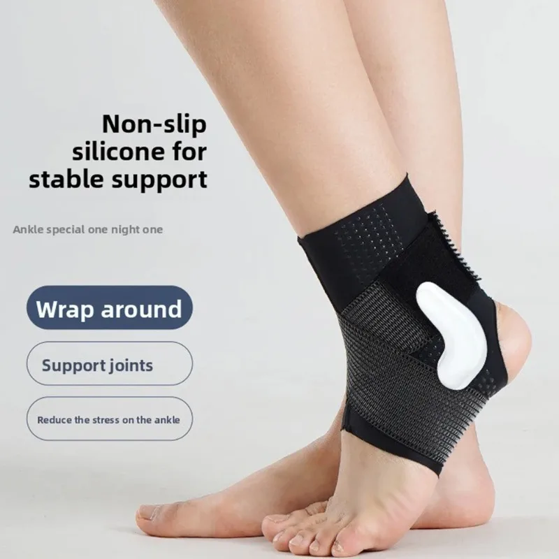 Band Ankle Support,Elastic Foot Brace With Adjustable Wraps,High-Intensity Gym Workout,Outdoor Trails Running And Hiking