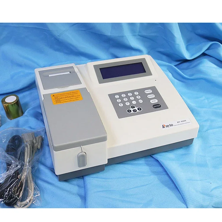 Ready To Ship Clinical Lab Bio Chemistry Analyzer Rayto Rt-9200 Semi-Auto Blood Chemistry Analyzer