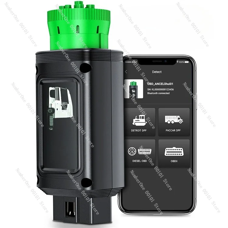 HD100 DPF Reset Full System Diesel Diagnostic Tool Heavy Duty OBD2 Truck Scanner