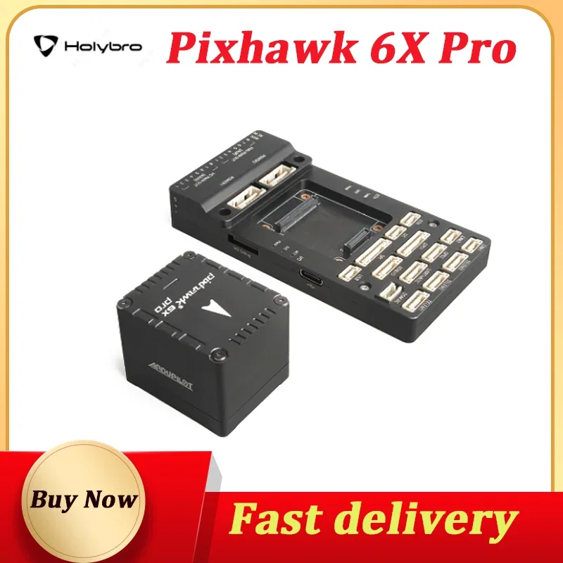 

Holybro Pixhawk 6X Pro Autopilot H753 Flight Controller Module Standard Base PM02D For RC FPV Drone