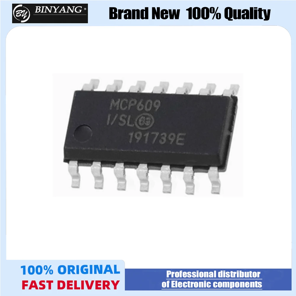 10-100PCS/LOT MCP609-I/SL SOP-14 Silk Screen MCP609 SOIC Chip IC New Original