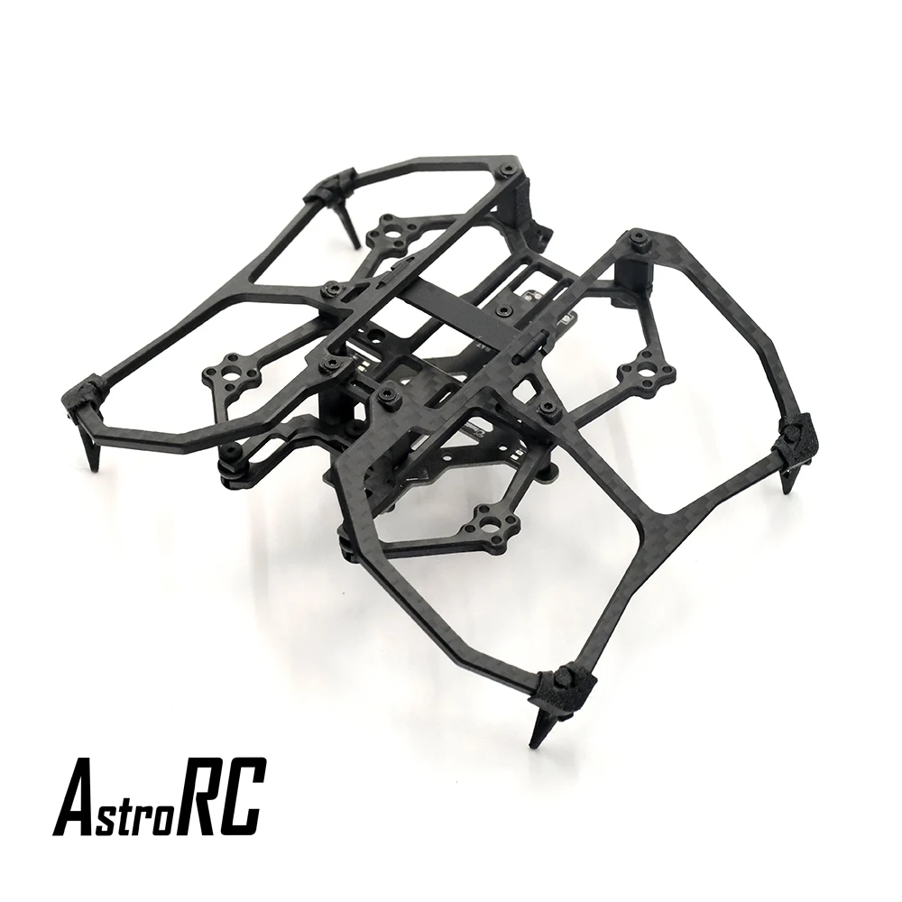 AstroRC 2.0 polegadas Frame FPV drones Frame CarbonFly 20 cinewhoop, versão unidade O3, menos de 250g