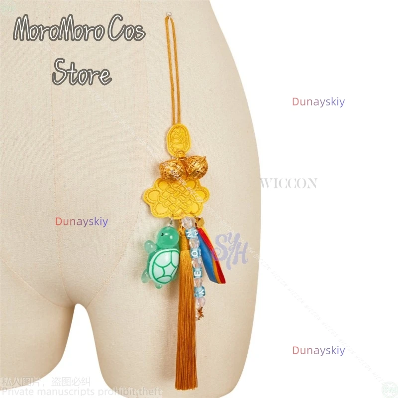 Kpop شيطان زوي تأثيري أنيمي كوسبفريس فيزان لطيف الصينية عقدة الدعائم لطيف السلاحف زوي اسم قلادة جيراي كي الفتيات الدعائم هالوين كوس #3