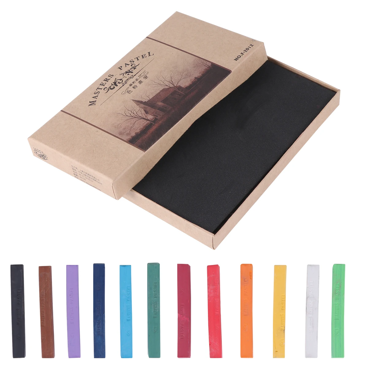 

12Pcs Oil Pastel Chalks Pastel Sticks Set for Sketching Drawing Crafting Ideal Gift for Kids Toddlers Artists Painting Lovers