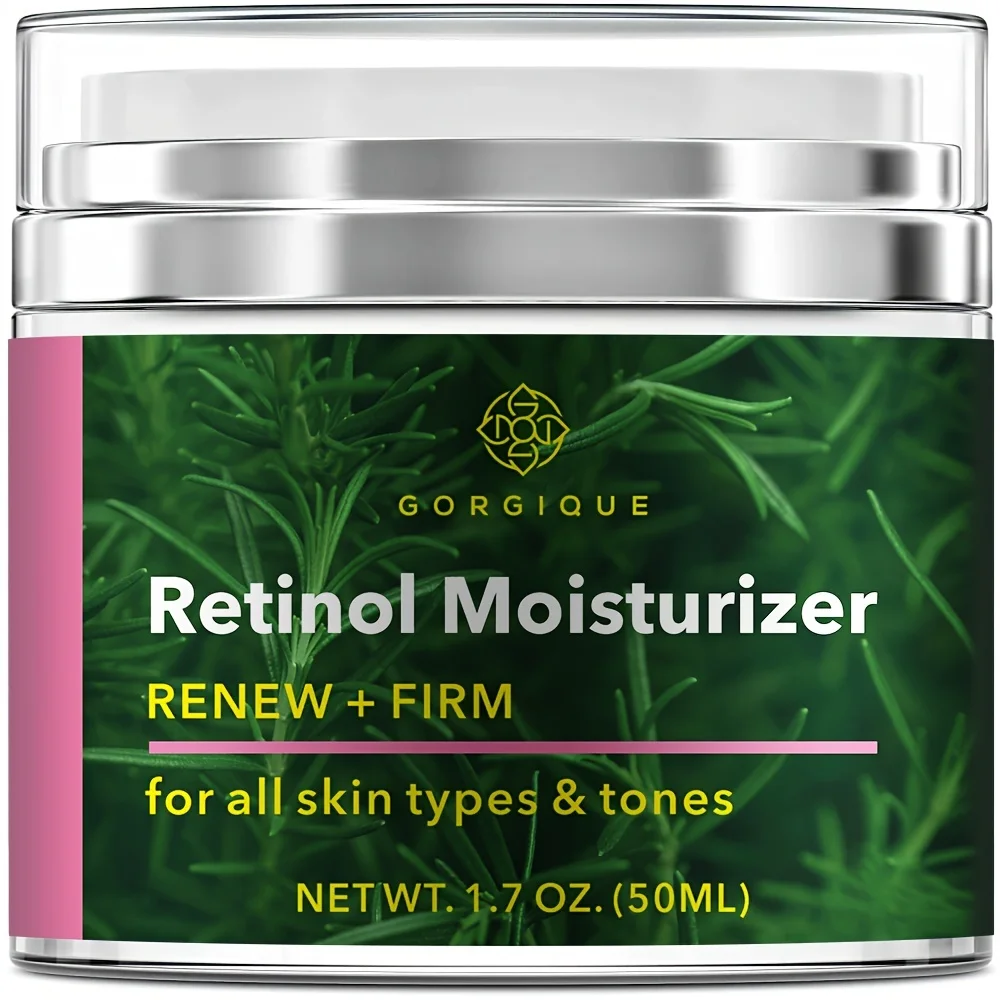 Retinol Facial Moisturizer Renewing Face Cream with Botanical Hyaluronic Acid