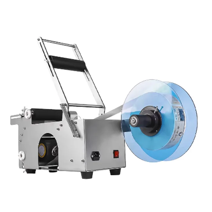 آلة وضع العلامات على الزجاجات المستديرة المحمولة آلة وضع العلامات اليدوية للزجاجات البلاستيكية #5