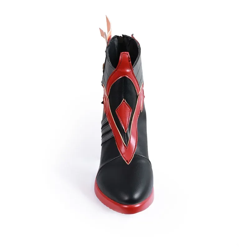 Genshin Impact Pyro Archon Mavuika Cosplay Shoes Ankle Boots for Women C09202