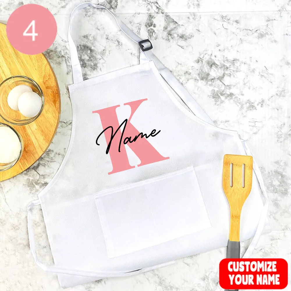 Custom Personalized Kitchen Aprons Child\'s Name Apron Christmas Gift Baking Apron Toddler Apron Personalised Kids Cooking Apron