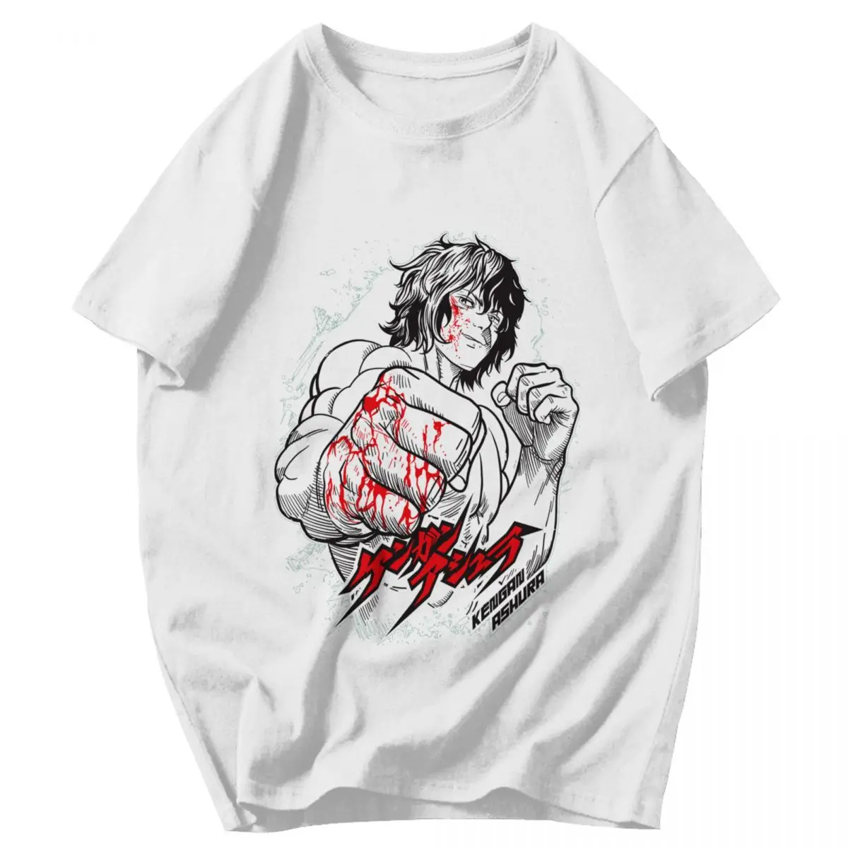 Мужская футболка Kengan Ashura Anime Tokita Ohma Live Or Death Fighter Unique Y2K Graphic Индивидуальная одежда унисекс Футболки