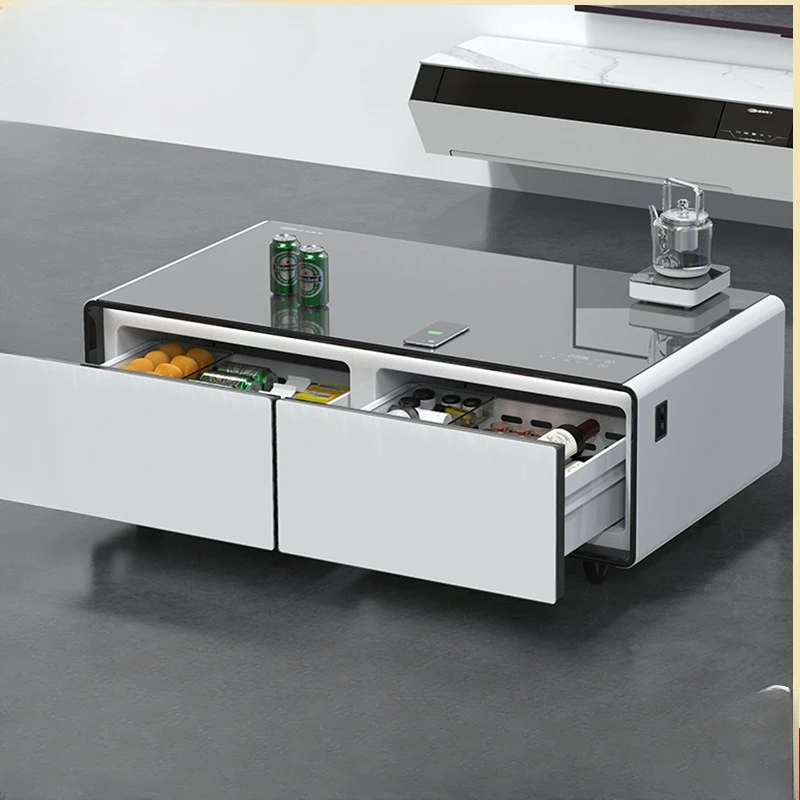 Smart coffee table and refrigerator integrated music version built-in