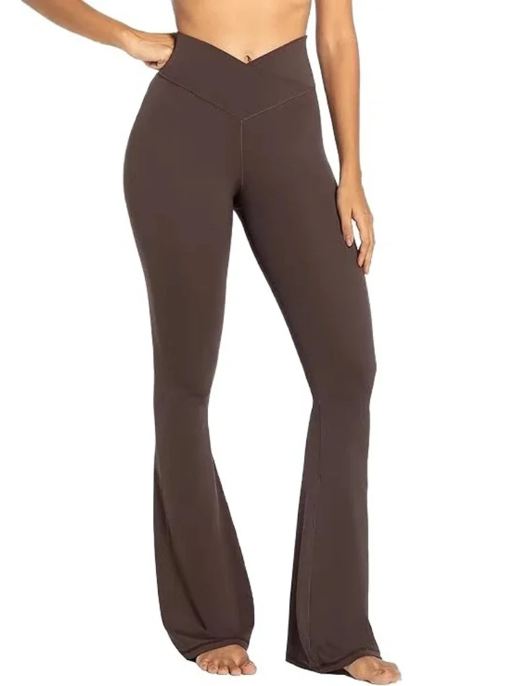 Womens Sports Tight Leggings Women Lifting Buttocks Yoga Pants Flared Pants Sexy  High Waisted Fitness Pants Women's Clothing