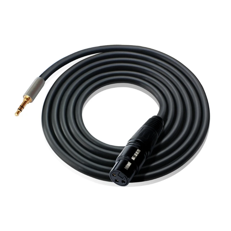 

to 3.5mm Microphone Audio-HiFi Cable Female to Mini-Jack Aux- Mic Cord