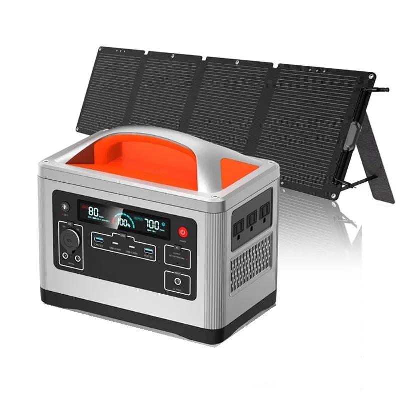 500W 700W 1200W Portable Power Supply Station Solar Generator For Outdoor Camping Travelling