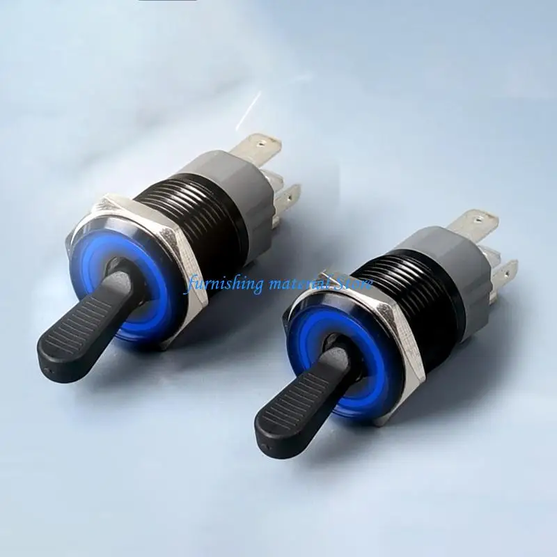 Y5GD Sturdy Metal Toggle Switches With Three Positions and LED Indicators Use