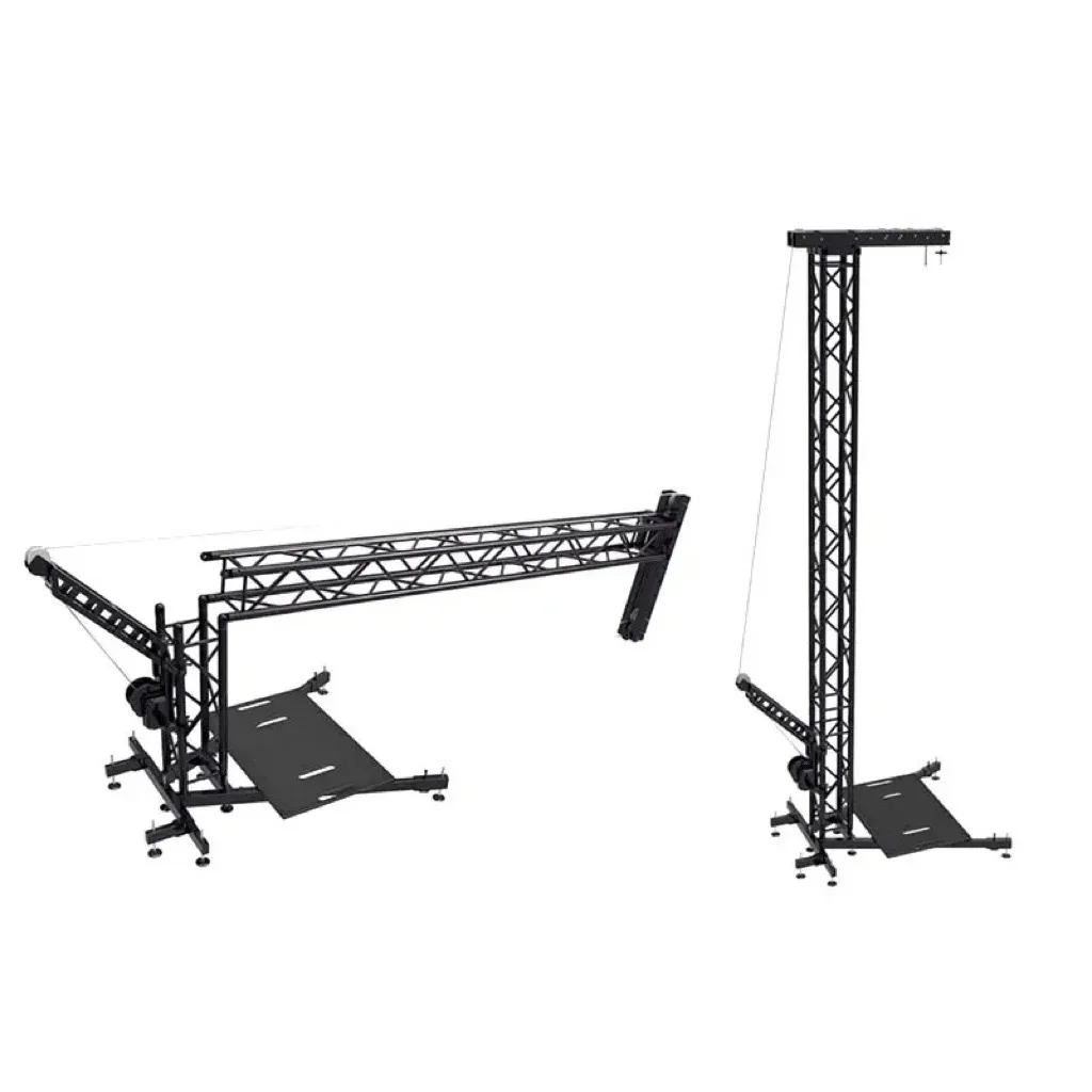 【High Quality】Stylish Portable Audio Line Array Lift Tower Loudspeaker Square Triangle Aluminum Alloy Truss Stage Events Concert