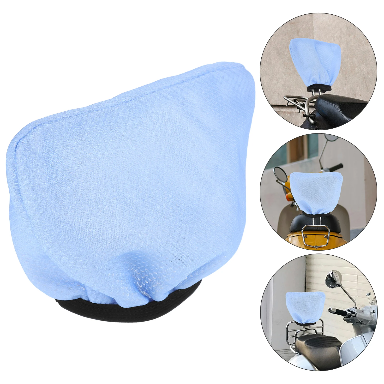 

Anti Slip Motorcycle Headrest Cover Seat Protector Universal Fit Decorative Replacement Cover For Bike Scooter Dirt Moped