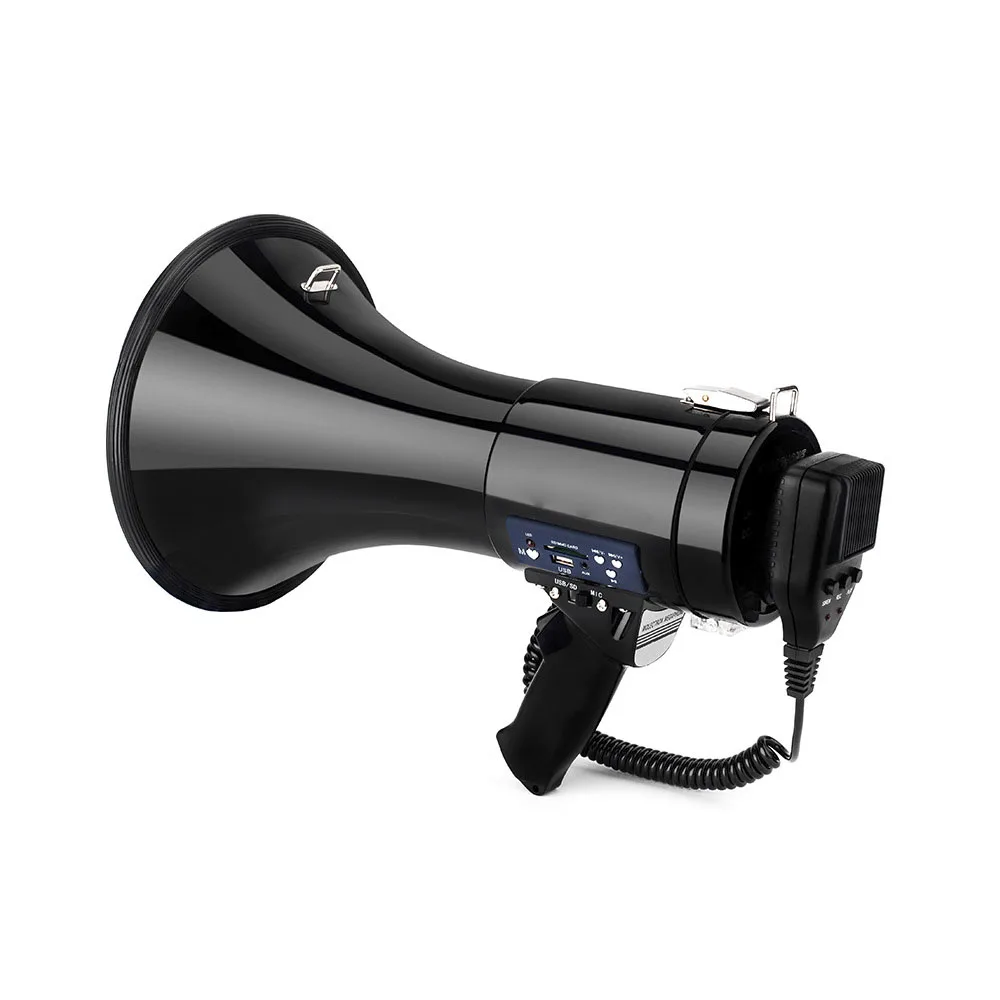 Loudspeaker Multi-function 50W Speaker High-power Megaphone Rechargeable Recording Portable Wireless Outdoor Handheld Tweeter