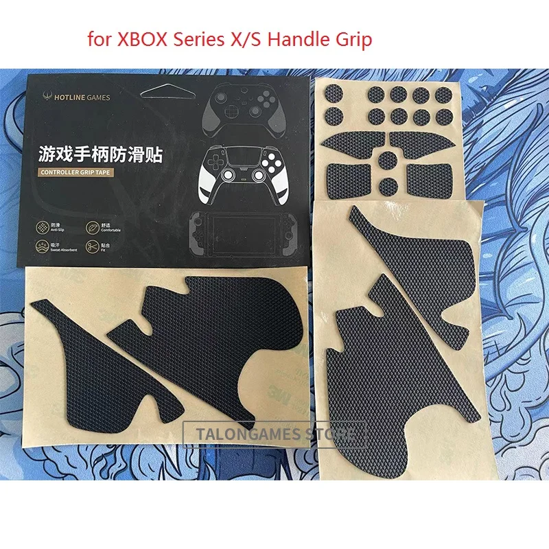 HOTLINE GAMES Handle Grip Anti-slip Handmade Sticker Compatible With Microsoft Xbox Series X/S Controller