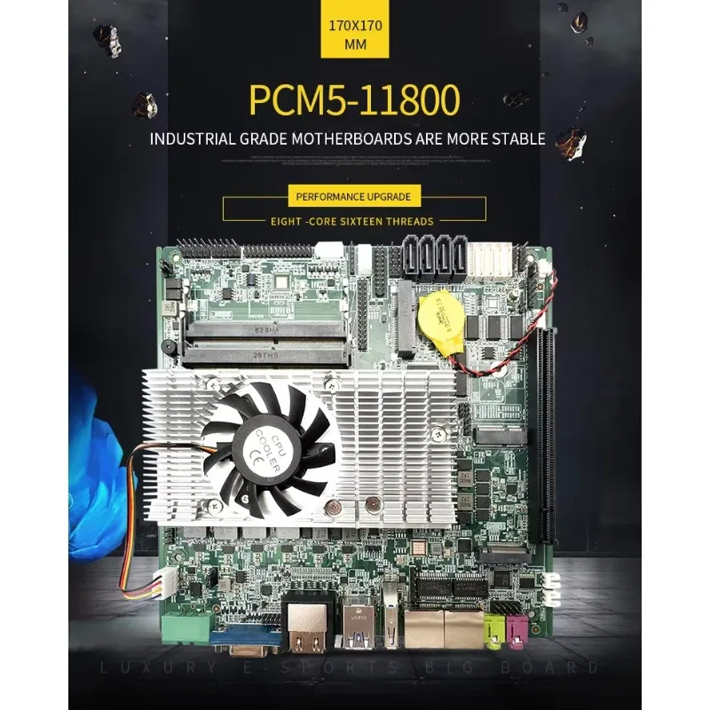 2025 new I7 11800H 11th Gen CPU Mini ITX Embedded industrial Motherboard