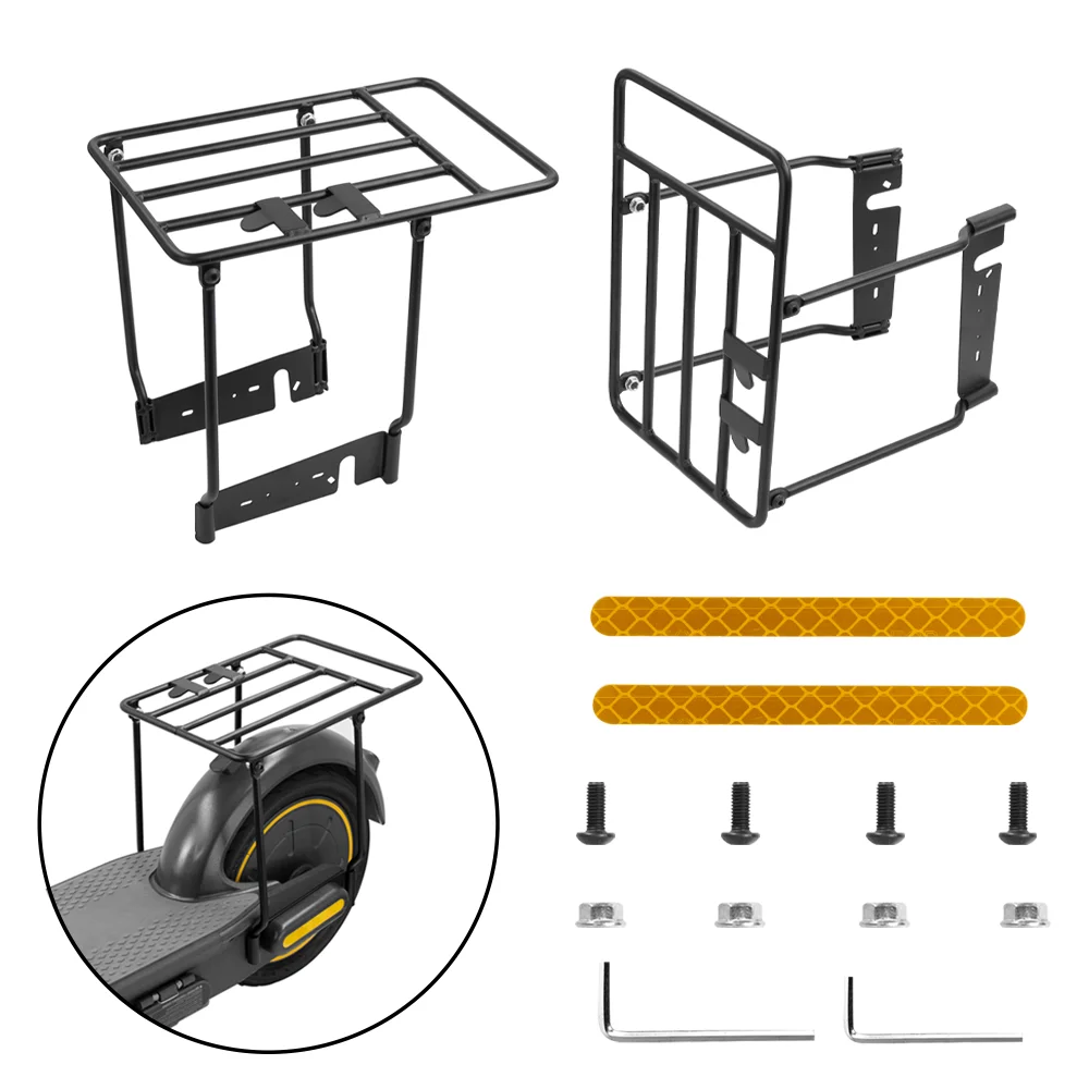 

Folded Rear Shelf Durable Thicken Solid Steel Storage Shelf For Ninebot Max G30 G30LP/D Electric Scooter Luggage Cargo Rack Part