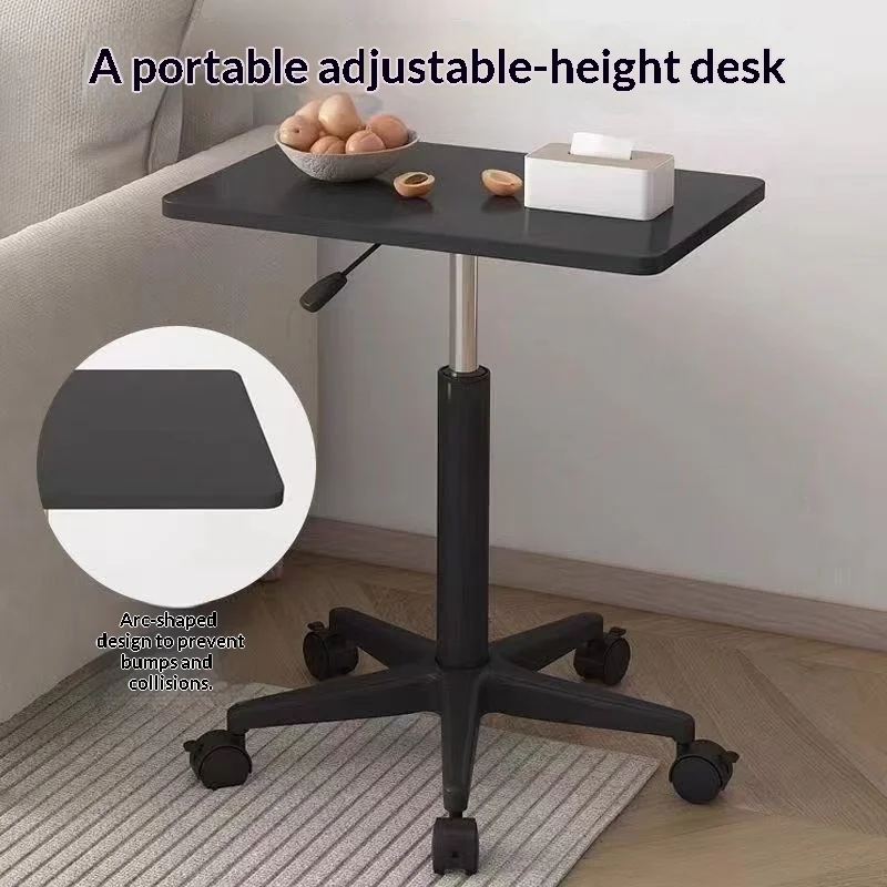 Height Adjustable Standing Computer Desk Mobile Sit Stand Foldable Laptop Table Home Office Study Bedroom Kids Computer Desk