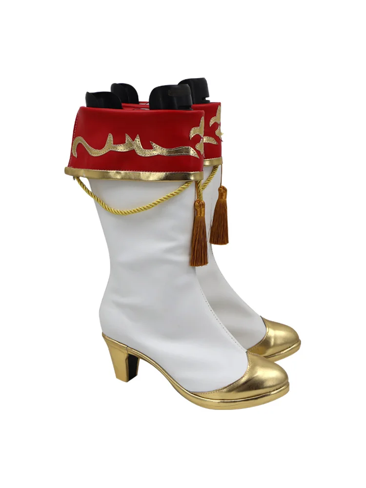 Pretty Derby Kitasan Preto Cosplay Sapatos Botas Halloween Anime Cosplay Sapatos