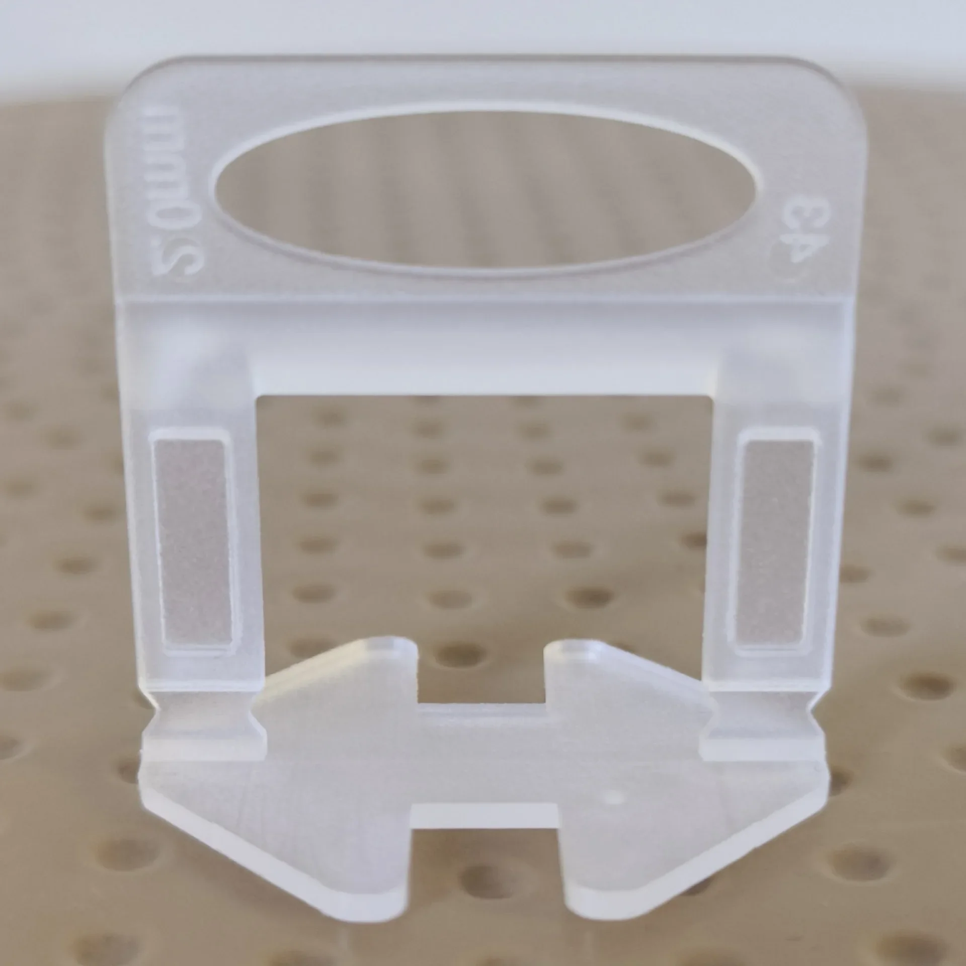타일 레벨링 시스템 클립 PE 타일 레벨러 스페이서, 건설 도구, 0.35mm-3.0mm, 100-1000 개