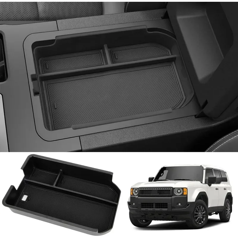 

Center Console Organizer For Land Cruiser Prado LC250 J250 2024 2025 Interior Accessories ABS Armrest Tray